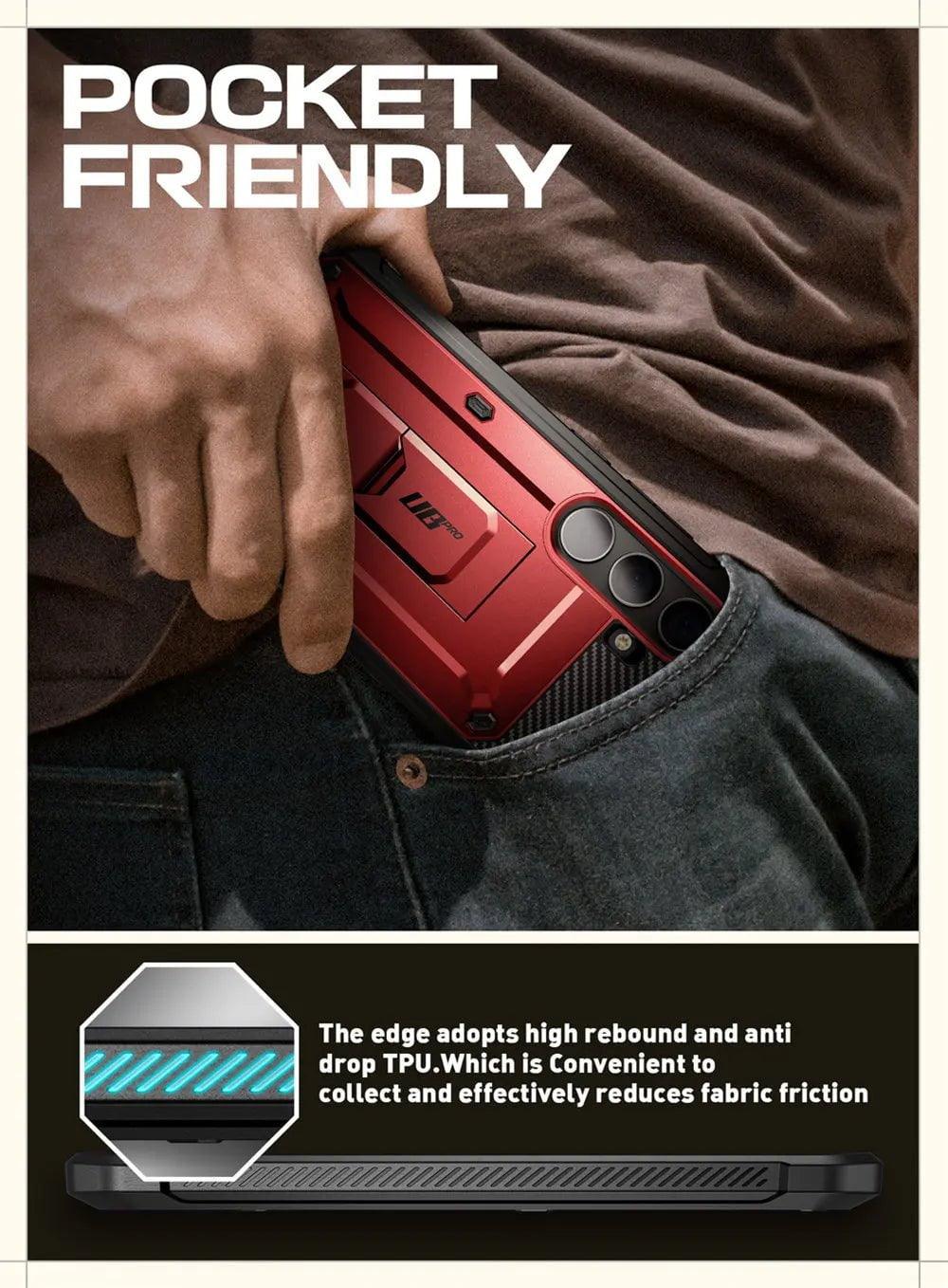 Samsung Galaxy S24 Plus Case, Supcase UB Pro Full Body Dual Layer Protective Cover - Shockproof, Drop Protection for Everyday Use & Outdoor Activities
