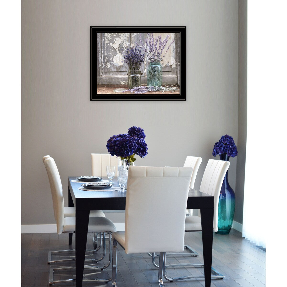 Abundance of Beauty by Lori Deiter - Ready to Hang Framed Wall Art Print with Black Frame - Perfect for Living Room, Bedroom & Office Decor
