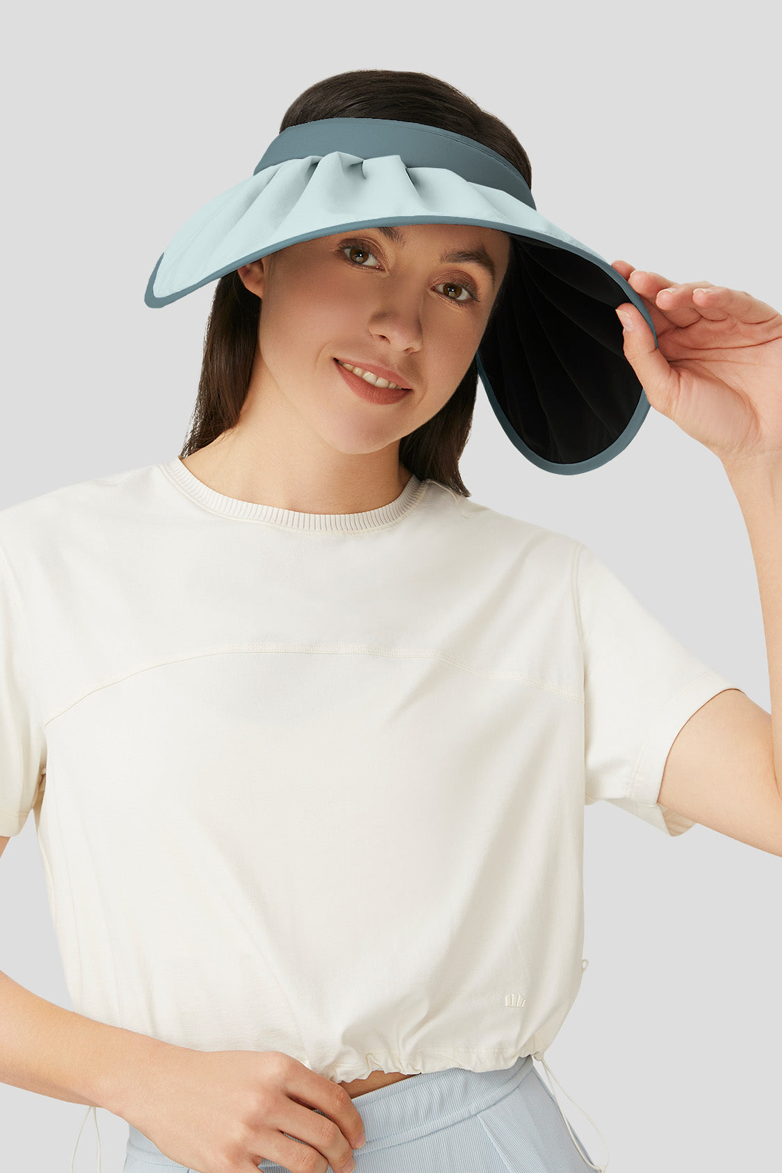 Yuni Women's UPF50+ Sun Hat - Wide Brim Shell Beach Hat for Summer Outdoor Activities, Travel, and Gardening