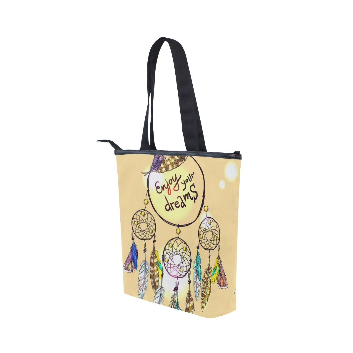 ALAZA Canvas Tote Shoulder Bag for Women - Stylish Dream Catcher Design Handbag | Perfect for Work, Travel & Everyday Use