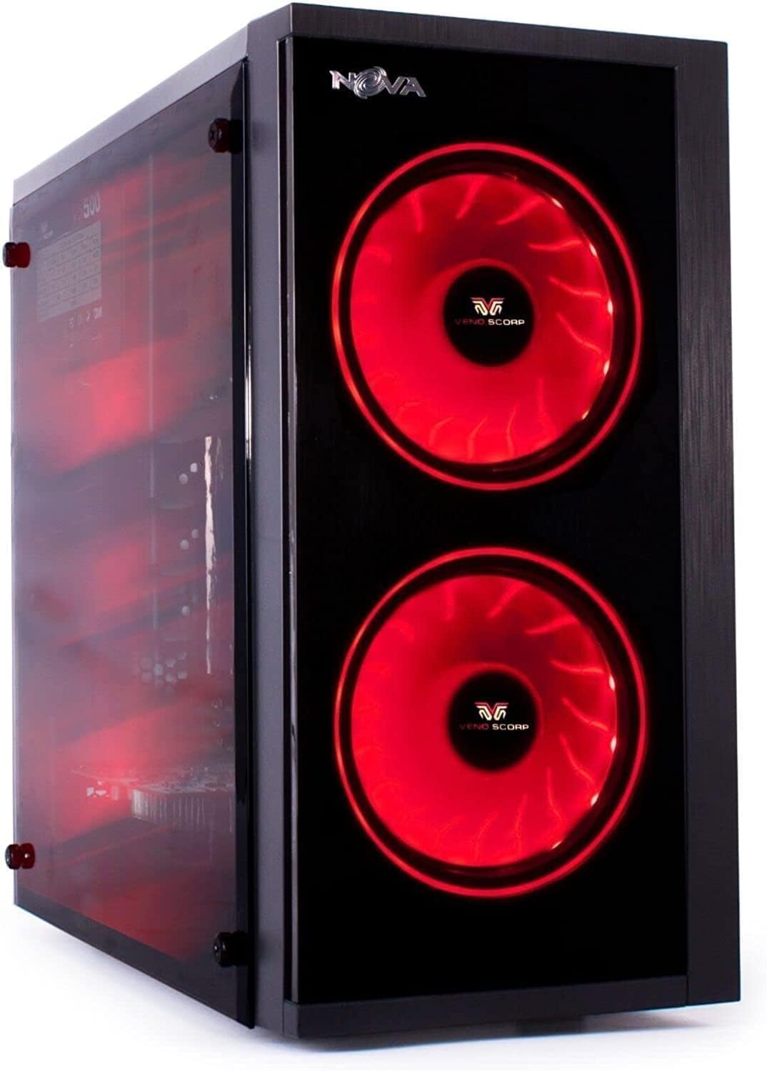 Affordable Veno Scorp Gaming PC - Intel Core i3, 8GB RAM, 500GB HDD, GT 710 2GB Graphics, NOVA ARGB Case with Windows 10 | Perfect for Esports, Streaming & Home Office