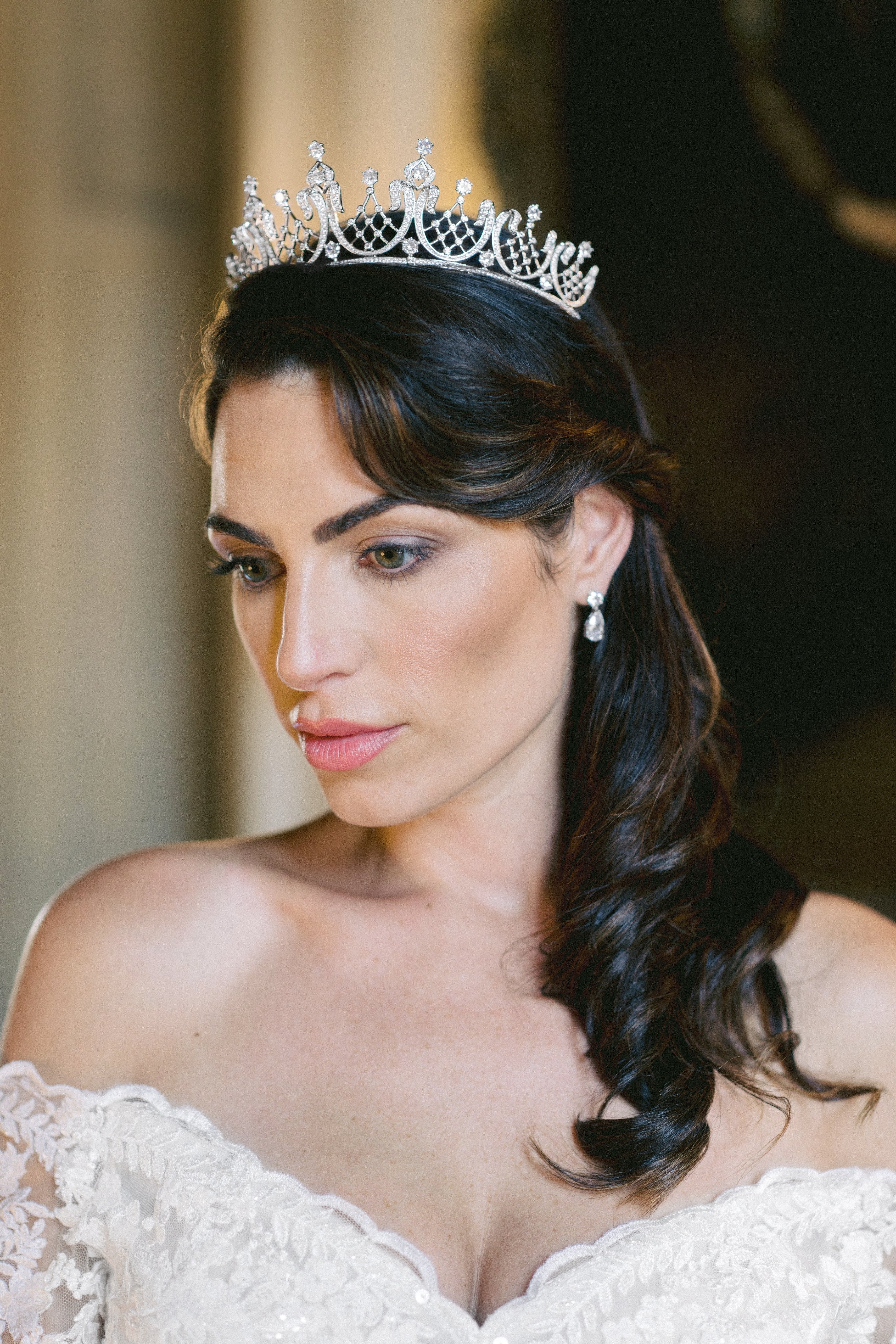 Taylor Todd Simulated Diamond Tiara – Elegant Princess Crown for Weddings, Prom, Pageants & Special Events