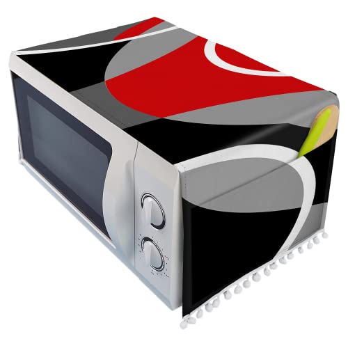 Red Black Modern Art