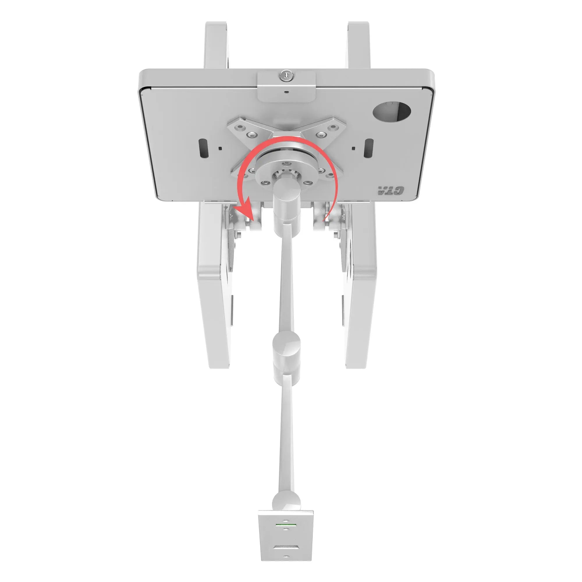 VESA Wall Mount Bracket with Enclosure - Adjustable Monitor Arm for 13-32 Inch Screens | Perfect for Home Office, Gaming Setup & Conference Rooms