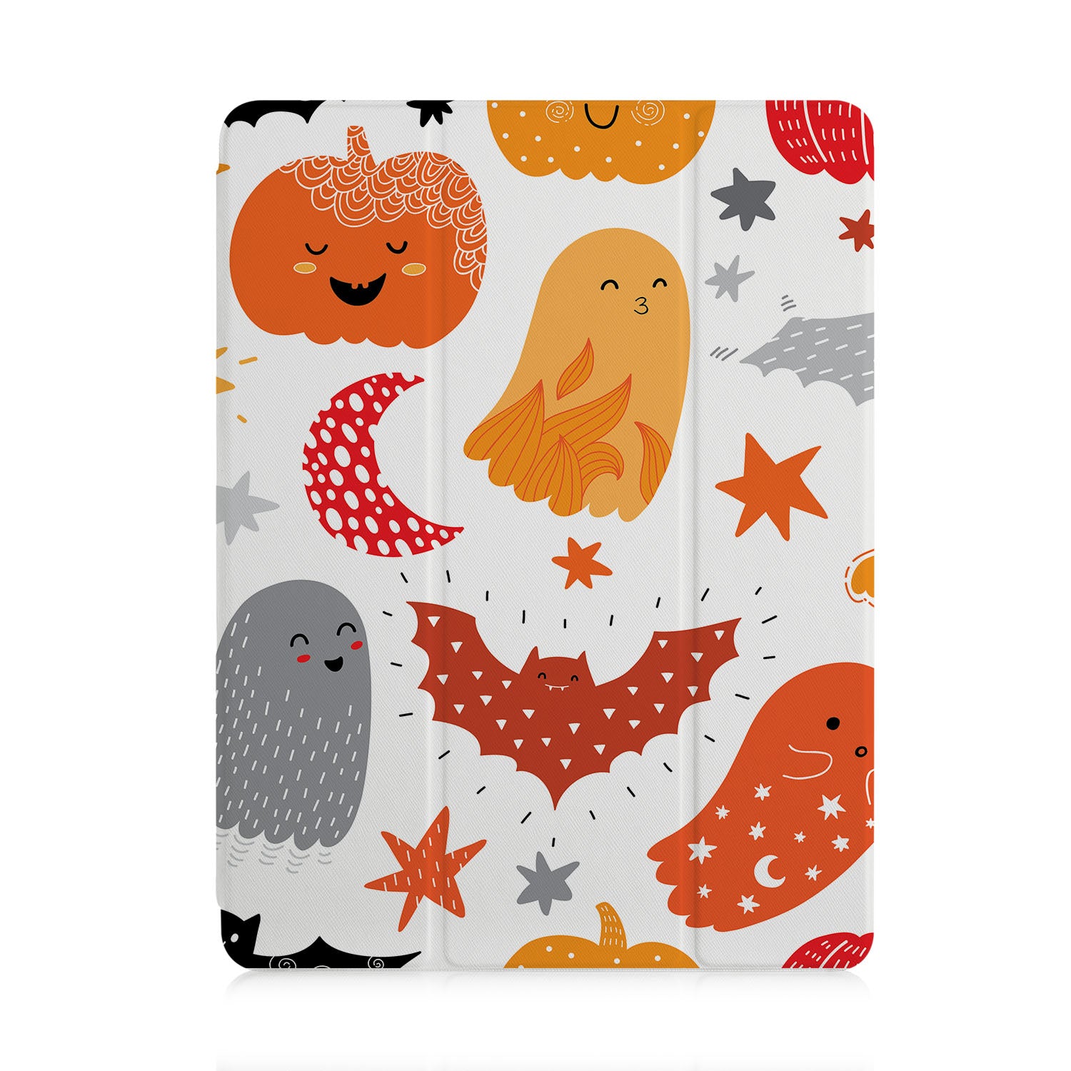 Halloween Themed iPad Trifold Case - Slim Protective Cover with Auto Sleep/Wake for iPad 10.2/9.7/8/7 (2021-2017 Models) - Perfect for Spooky Season Decor, Trick-or-Treating & Halloween Parties
