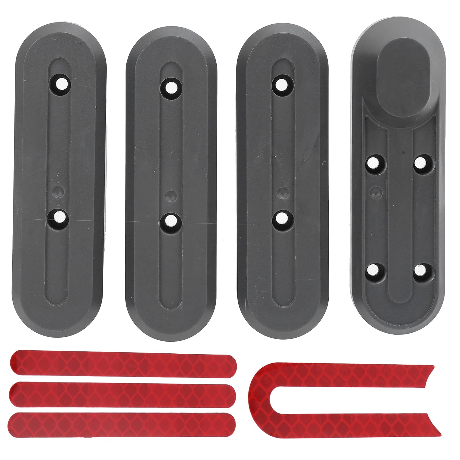 Electric Scooter Front & Rear Fork Cover with Night Reflective Sticker - Compatible with Xiaomi M365 & M365 PRO - Perfect for Commuting & Urban Riding Safety