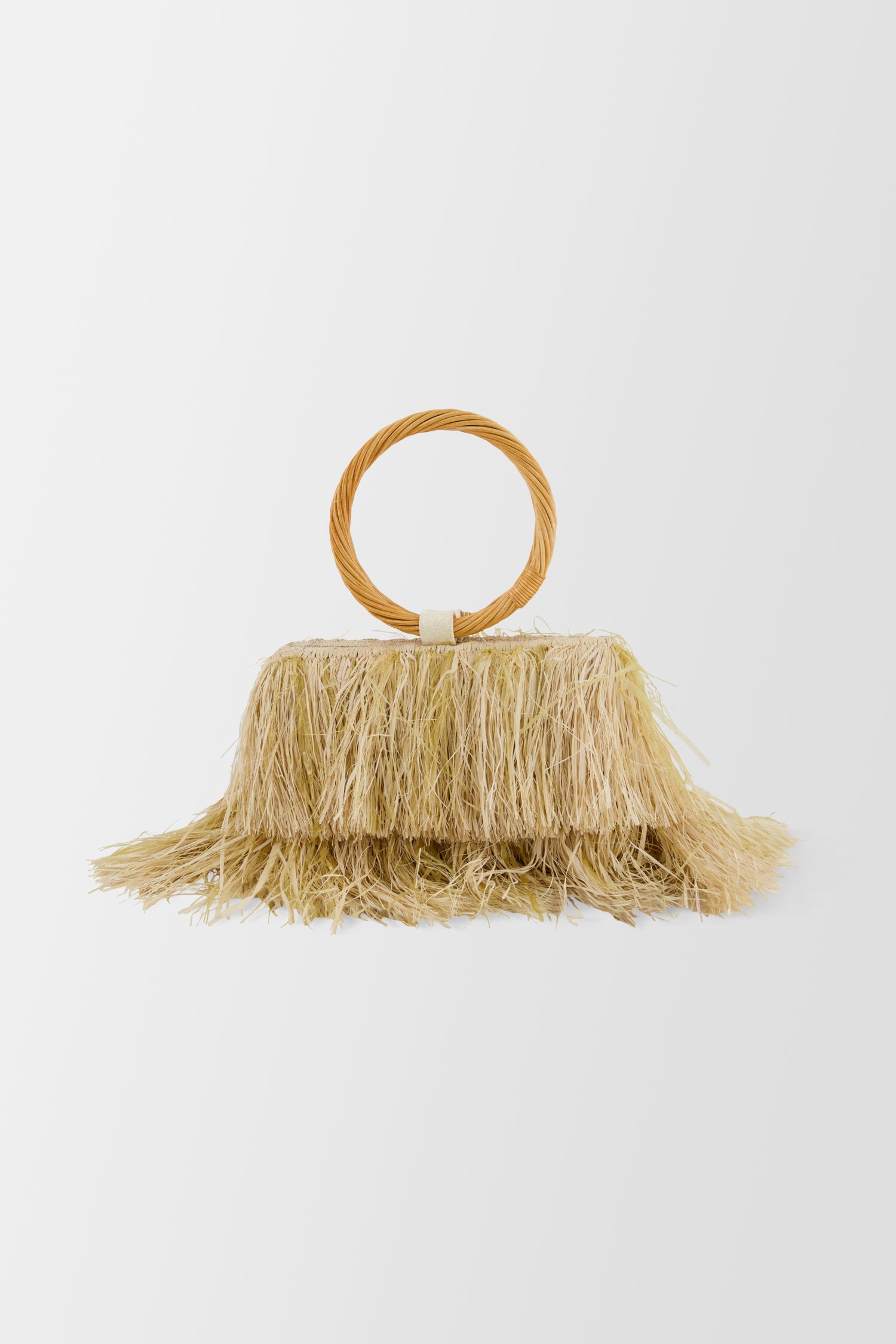 Serpui Natural Dense Fringe Handbag for Women - Stylish Boho Crossbody Purse with Tassels for Everyday Use, Travel & Date Nights