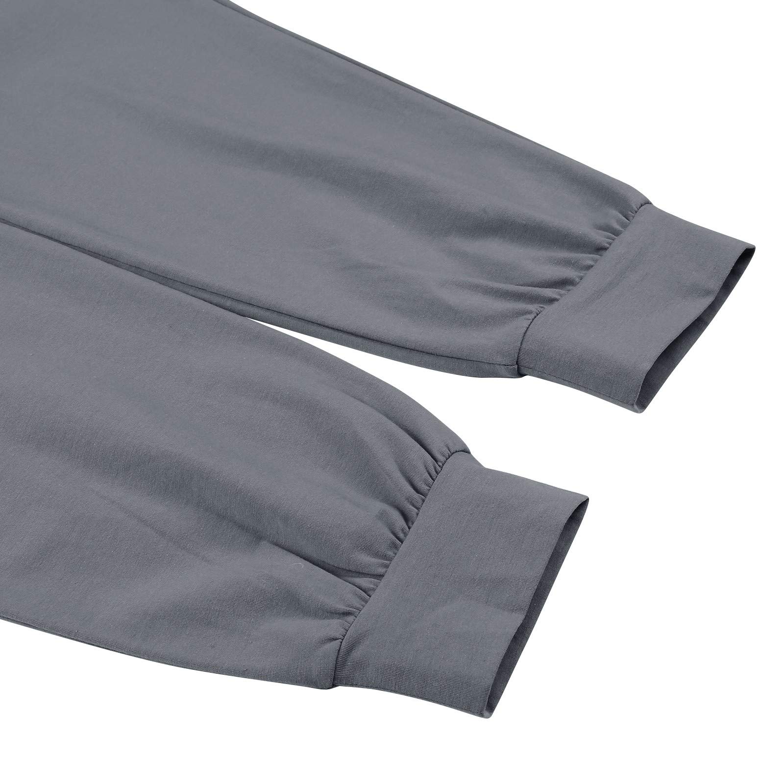 Men's Soft Cotton Pajama Set with Comfortable Jogger Pants - Cozy Sleepwear & Lounge Wear for Relaxing at Home