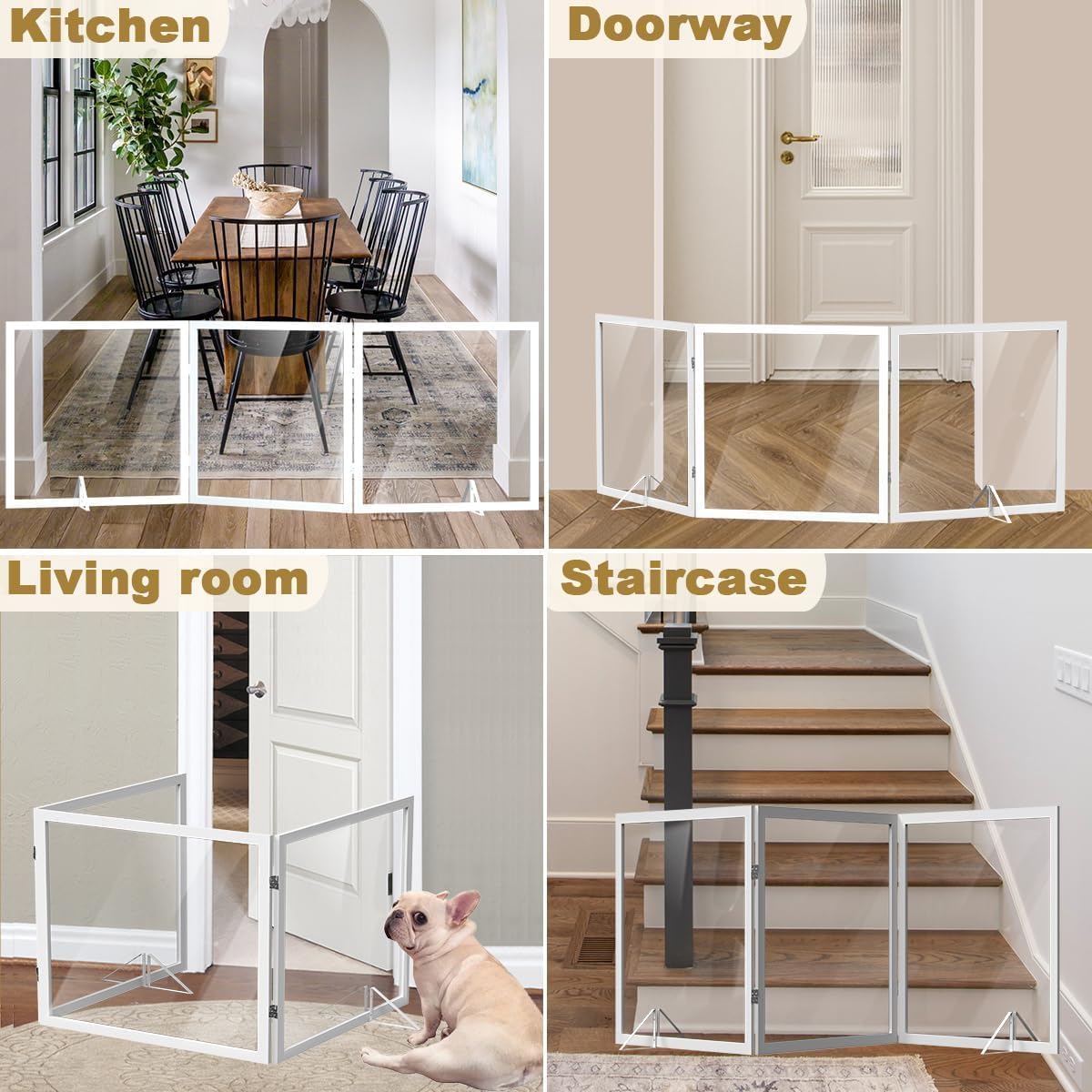Foreng Clear Acrylic Pet Gate - 24