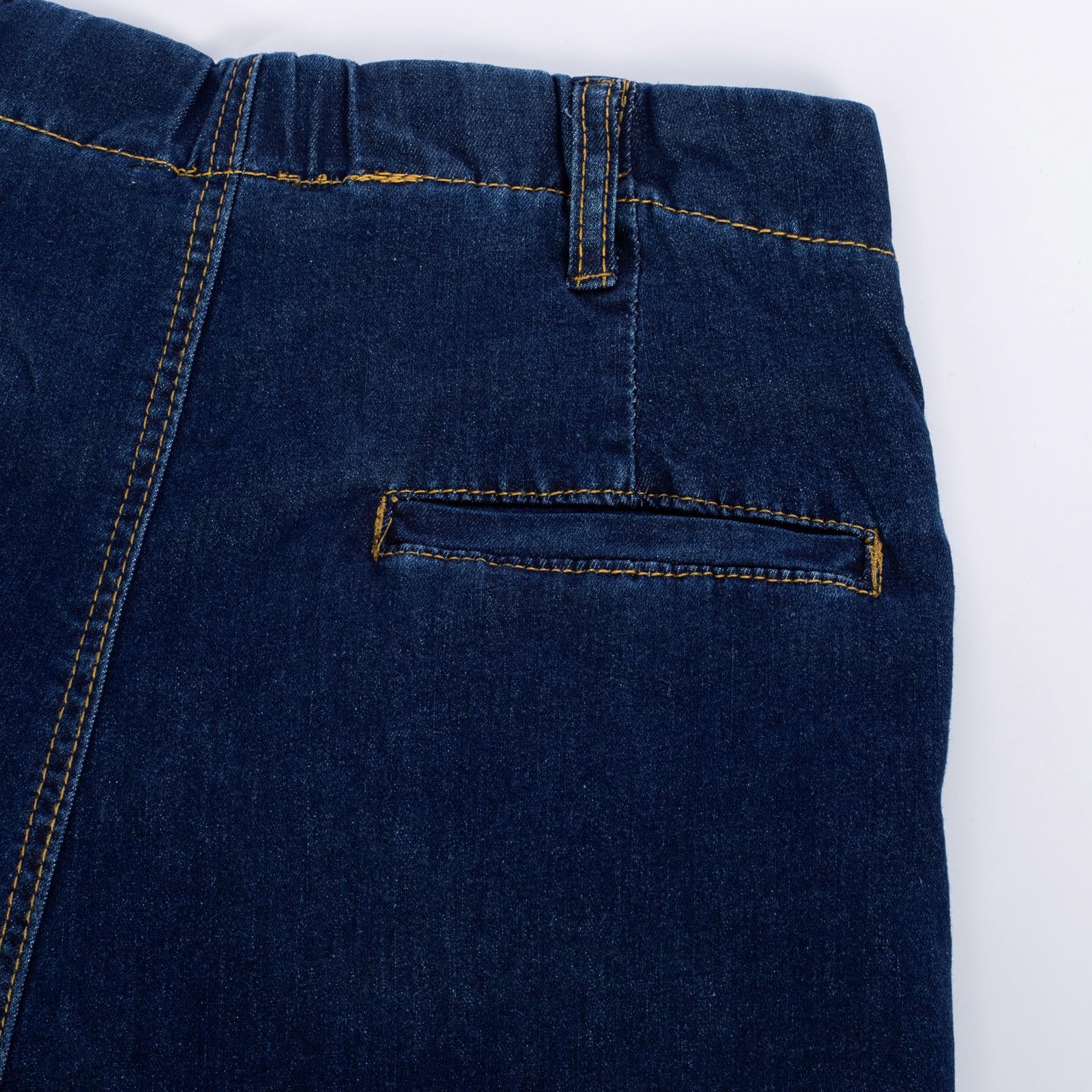 Belle Poque Women's High Waisted Wide Leg Jeans - Stretchy Straight Denim Pants with Button Fly & Pockets | Casual Chic Outfit for Work, Date Night & Everyday Wear