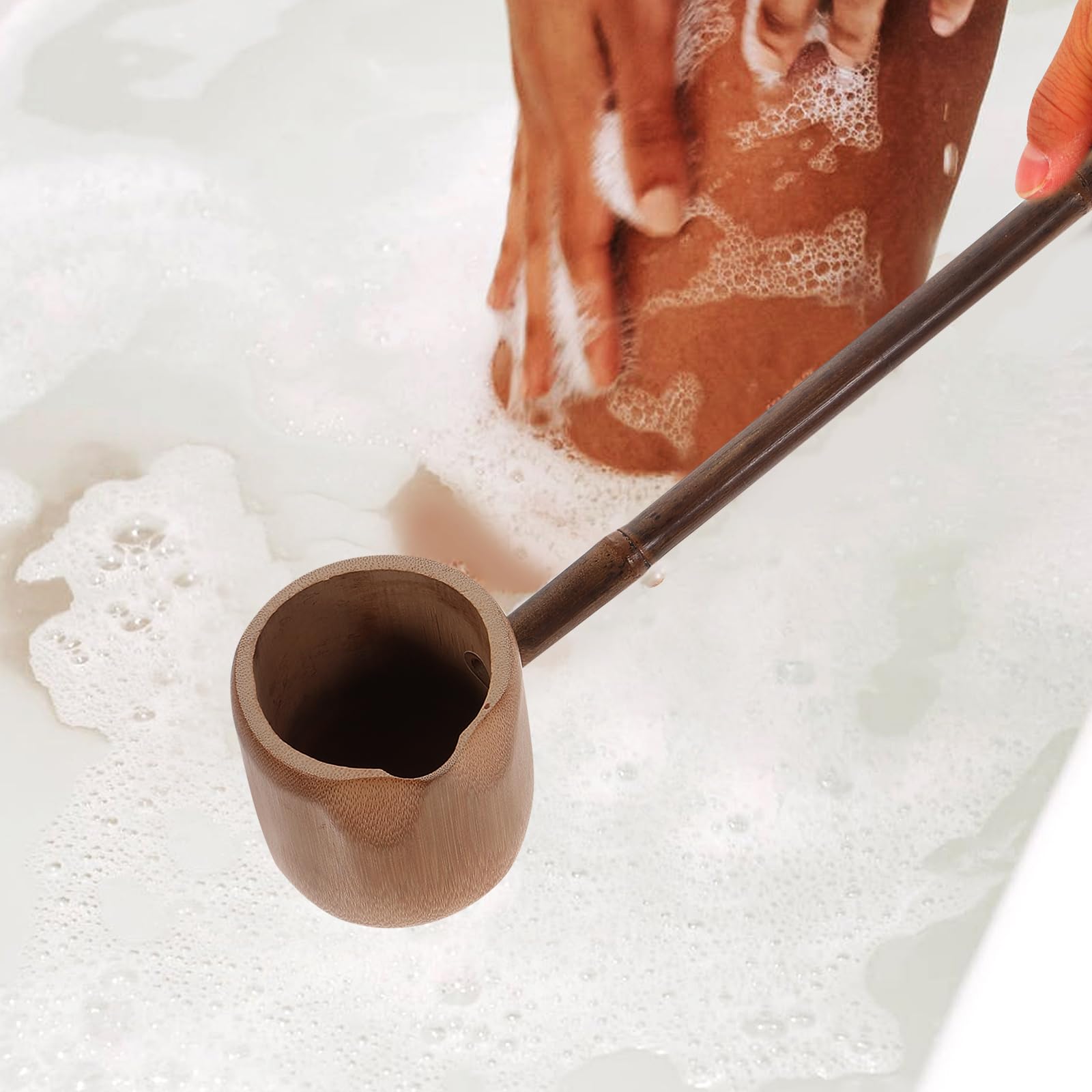 Premium Japanese Tea Ceremony Wooden Spoon Set - Handcrafted Bamboo Root & Wooden Ladle for Matcha, Home & Tea House - Perfect for Traditional Tea Brewing & Kitchen Use