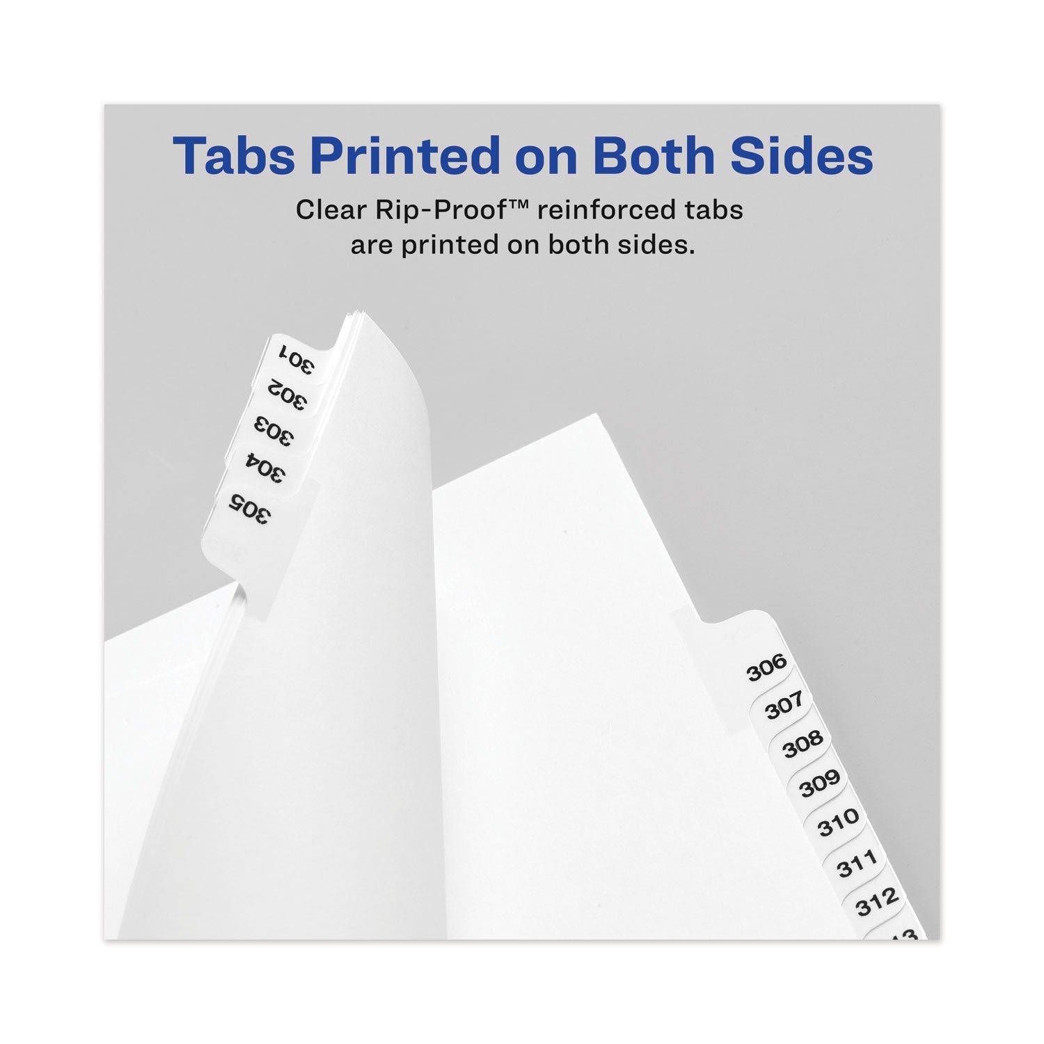 Avery® Legal Bottom Tab Dividers - 26 Tab, Exhibit V, 11 x 8.5 Inches, White, 25/Pack - Perfect for Court Documents, Filing Systems, and Office Organization