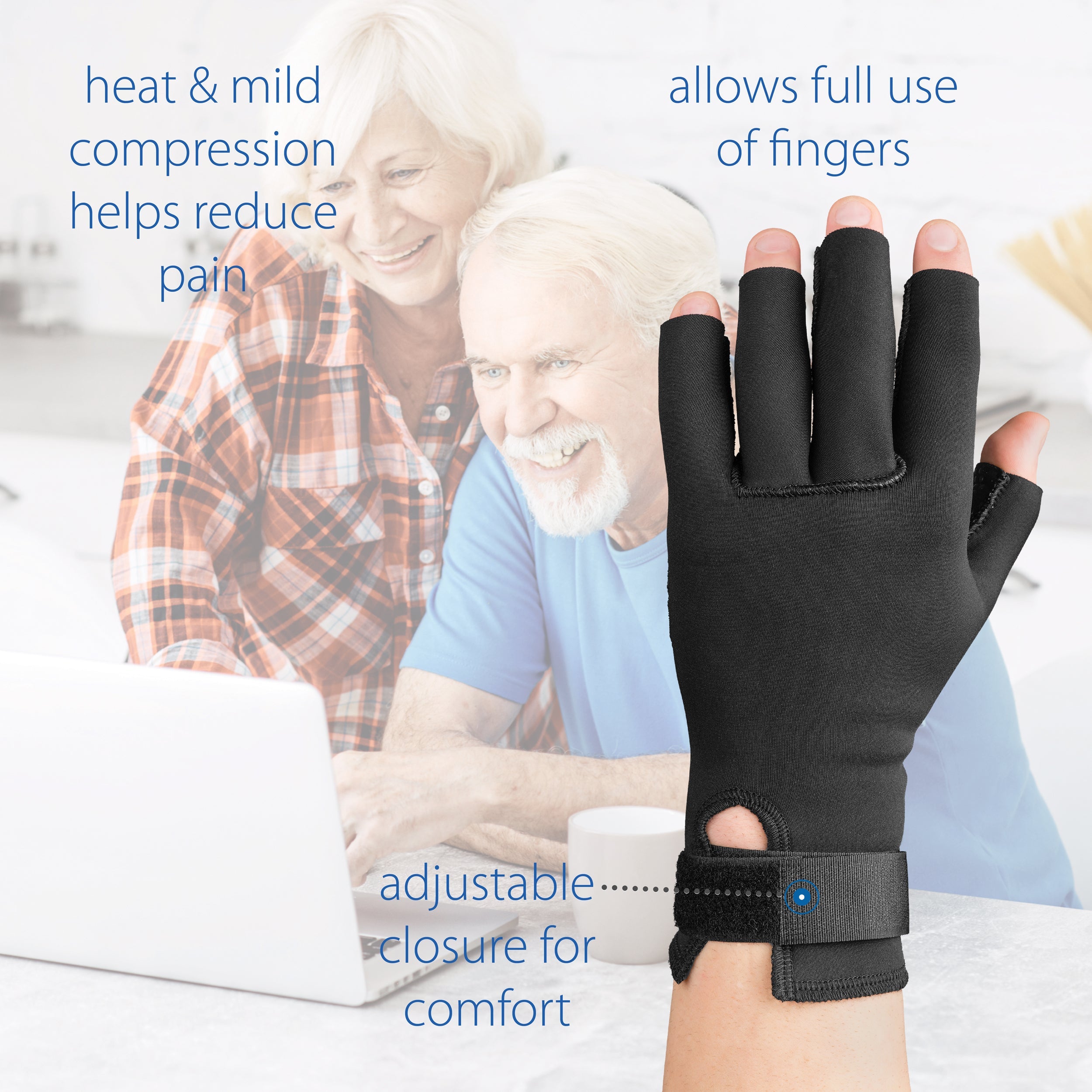 Swede O Thermal Carpal Tunnel Glove 2XLarge - Warm Wrist Support for Arthritis & Carpal Tunnel Relief - Perfect for Typing, Gaming & Winter Activities