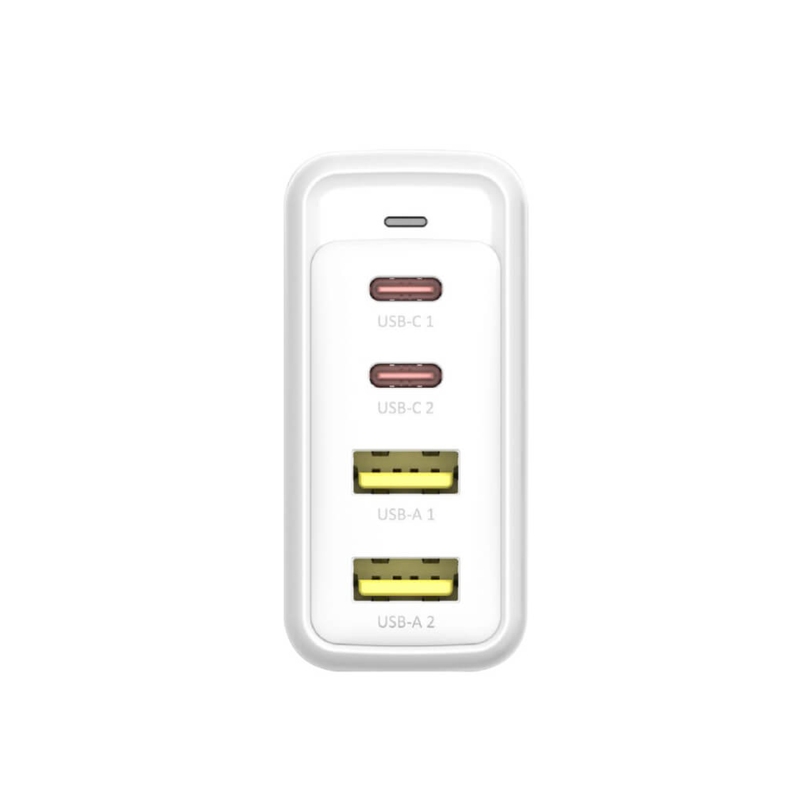 ADAM ELEMENTS PRO SUPER F6 100W Fast Wall Charger - White | USB-C PD 3.0 & QC 4.0 Compatible | For iPhone 15/14/13, Samsung Galaxy, iPad, MacBook | Home, Office & Travel Use