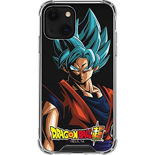 Official Dragon Ball Super Goku Clear Phone Case for iPhone 13 - Slim Protective Cover with Anime Design - Perfect for Fans, Daily Use & Showcasing Your Style