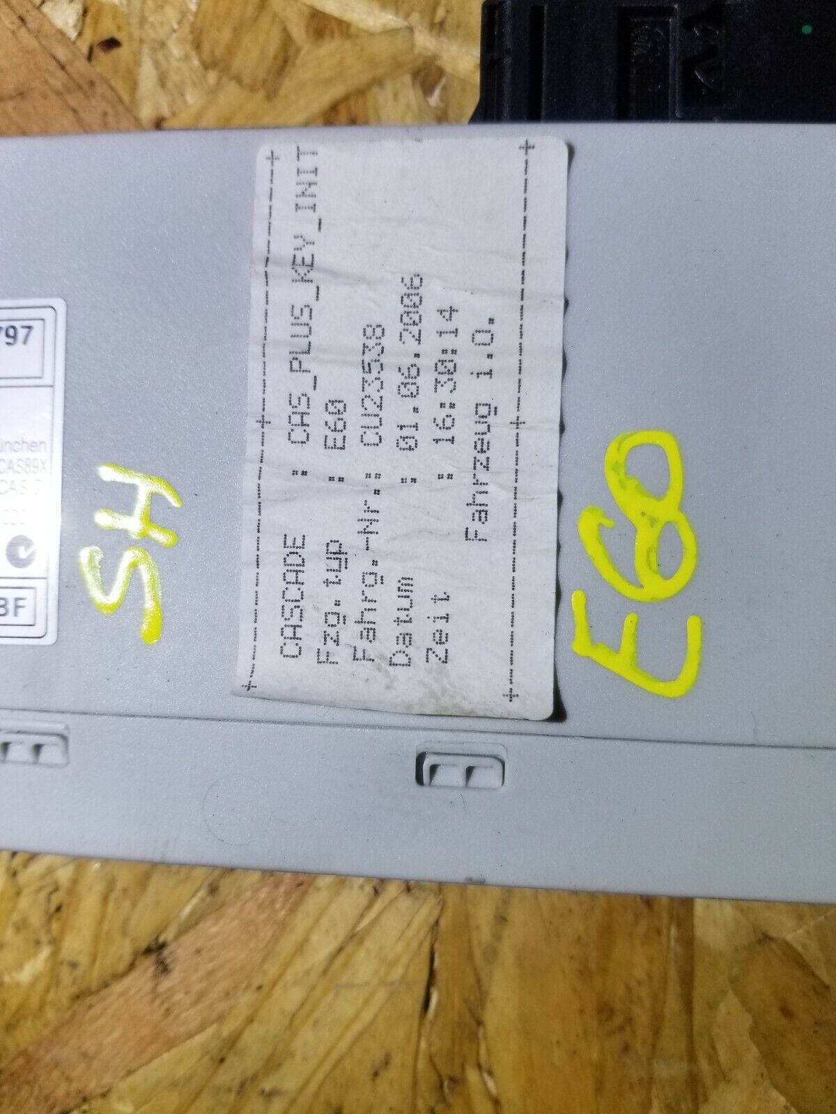 04 05 06 07 BMW 530xi E60 OEM Theft Alarm Locking Control Module Unit - Replacement Part for Enhanced Vehicle Security & Anti-Theft Protection