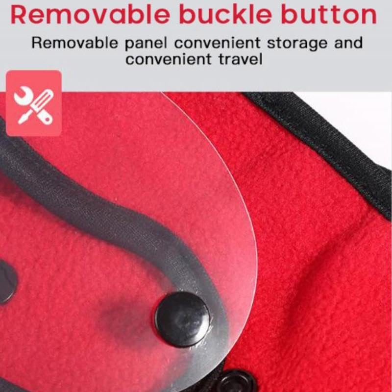 Anti Pollution Full Face Cover Mask with Lens - Unisex for Bike Riding & Motorcycling - Dust & Sun Protection - Breathable for Summer Outdoor Sports (Red) - Perfect for Cycling, Scooters & Urban Commuting