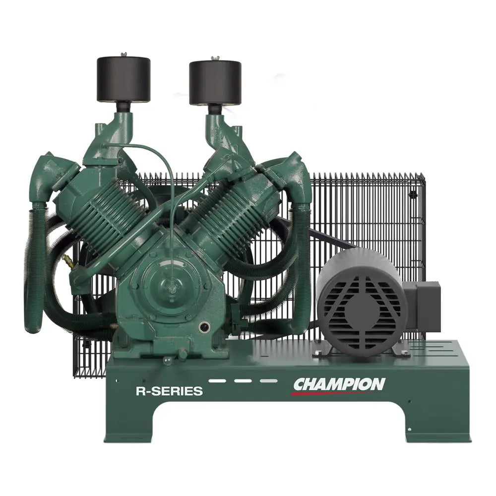 Champion BR30 R Series 30HP Base Mount Air Compressor - Heavy Duty Industrial Air Compressor for Workshops, Factories & Construction Sites