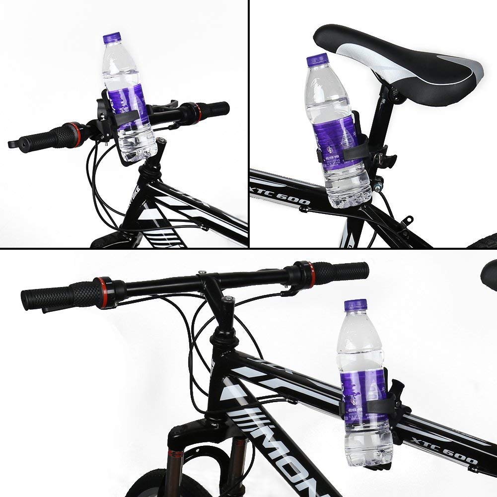 Accmor Bike Bell & Water Bottle Holder Set - Durable Bicycle Accessories for Kids & Adults - Perfect for Mountain Bikes, Commuting & Outdoor Cycling Adventures