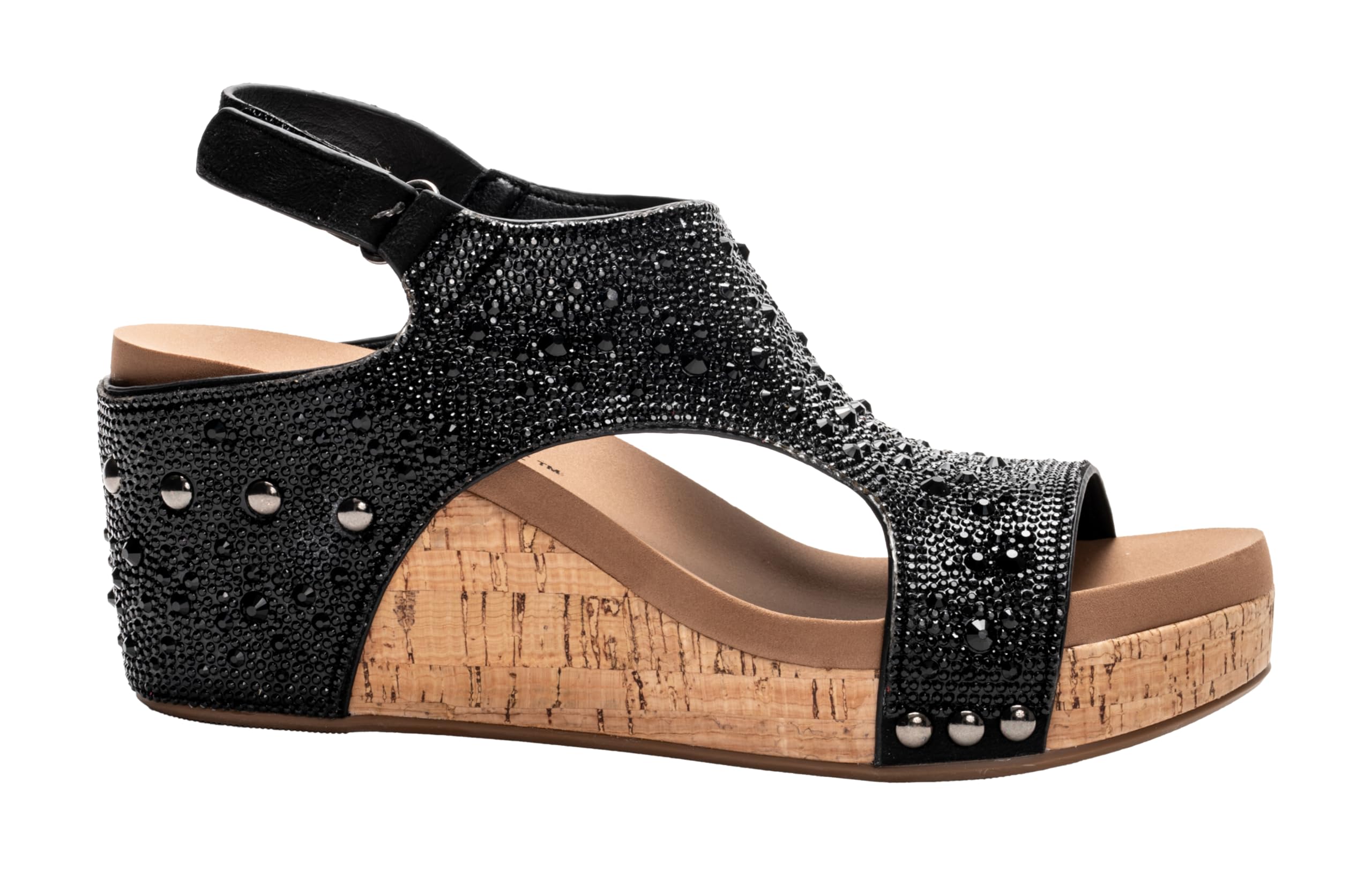 Corkys Footwear The Ashley Wedge Sandal - Comfortable Women's Wedge Heel Sandals for Summer, Beach & Casual Outings