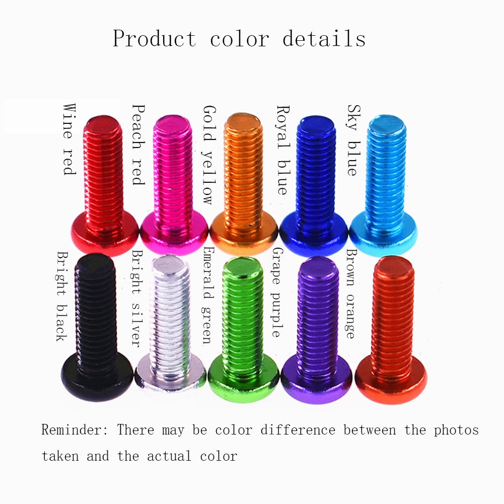 5Pcs M6X40mm Aluminum Hex Socket Cap Screws - Machine & Fastener Use