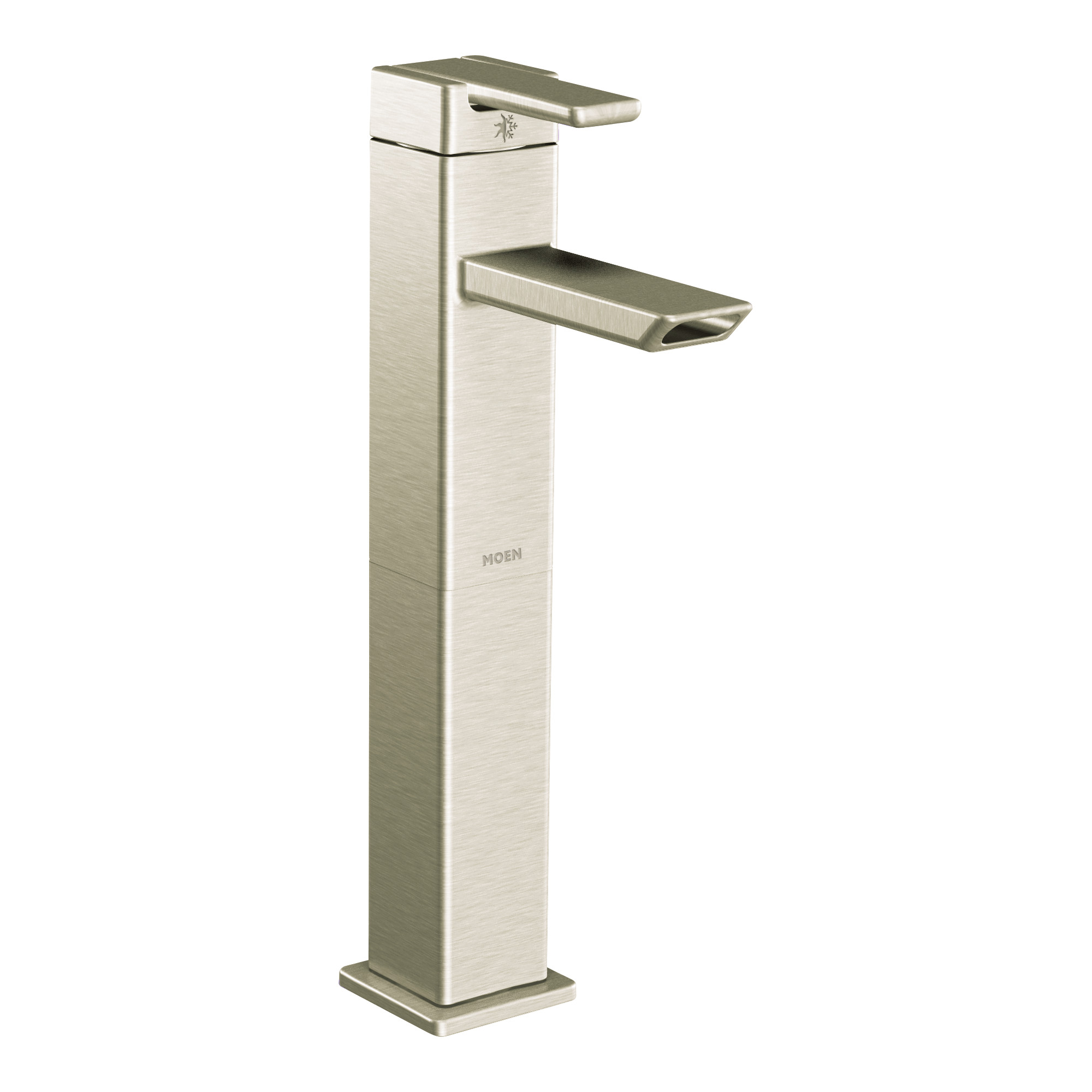 90 Degree Single Handle High Arc Vessel Bathroom Faucet - Modern Bathroom Sink Faucet for Vessel Sinks, Perfect for Powder Rooms and Master Bathrooms