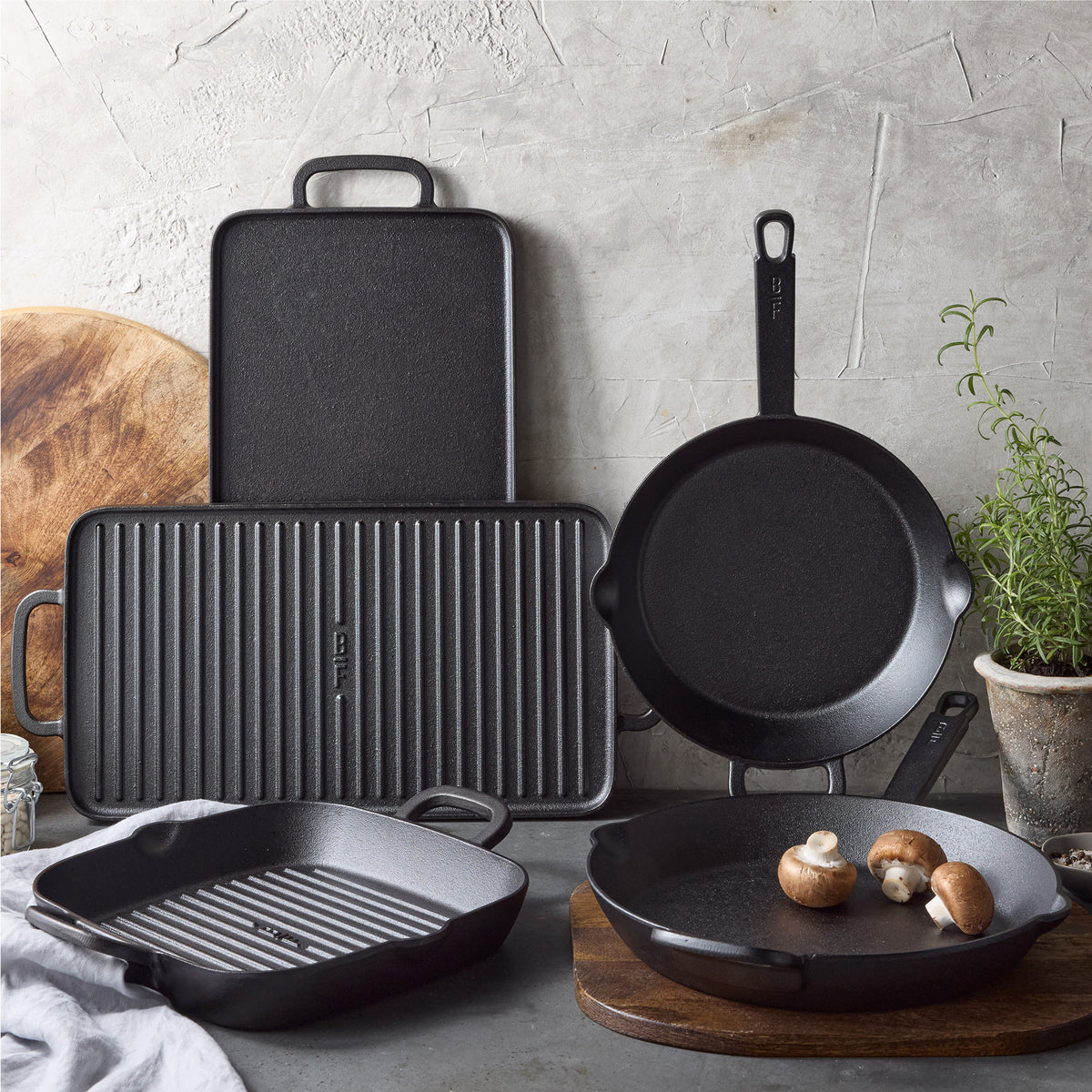 Bobby Flay by GreenPan 12-Inch Nonstick Cast Iron Skillet - Perfect for Searing, Frying & Baking - Ideal for Home Kitchen & Professional Chefs