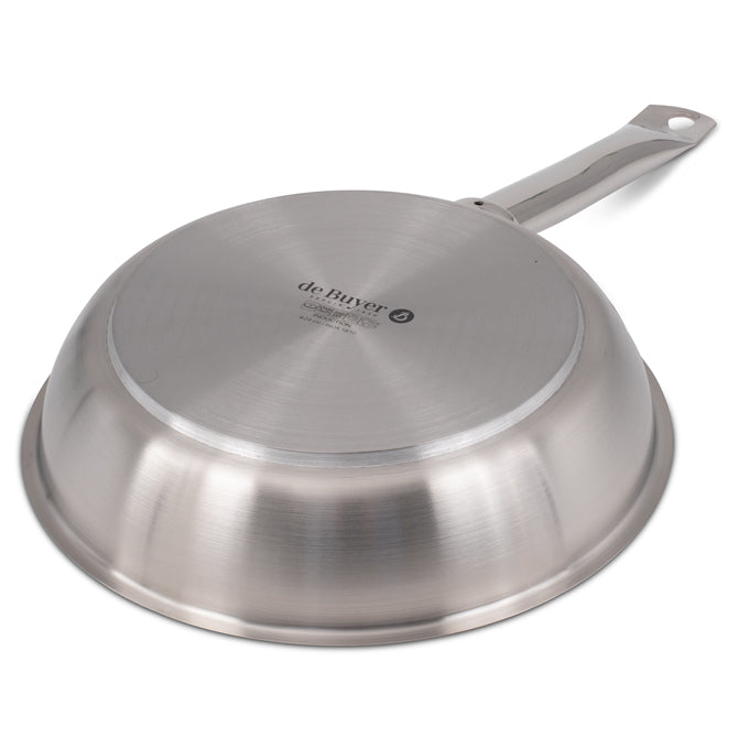 DeBuyer Prim Appety Fry Pan - 11-Inch Carbon Steel Skillet for Professional Cooking, Perfect for Searing, Frying & Sauteing - Ideal for Home Chefs & Restaurants
