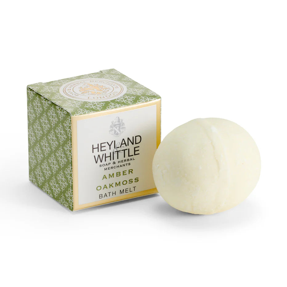 Luxury Amber Oakmoss Bath Melts for Relaxation - Natural Aromatherapy for Stress Relief & Self-Care - Perfect for Spa Nights & Romantic Baths