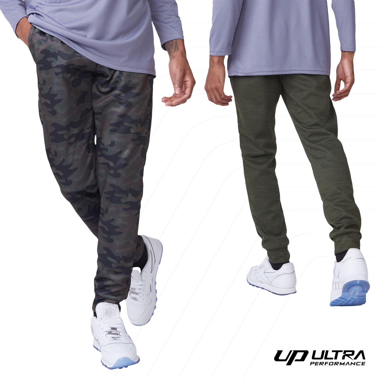 Men's Joggers 3-Pack - Athletic Sweatpants with Pockets (S-3X) for Gym & Lounge