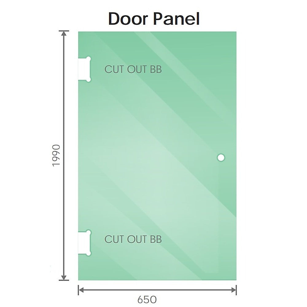 100x120cm Double Door Corner Shower Screen with Chrome Brackets & Stainless Steel Hinges, Square Double Pull Handle - Perfect for Modern Bathroom Renovations & Space-Saving Design