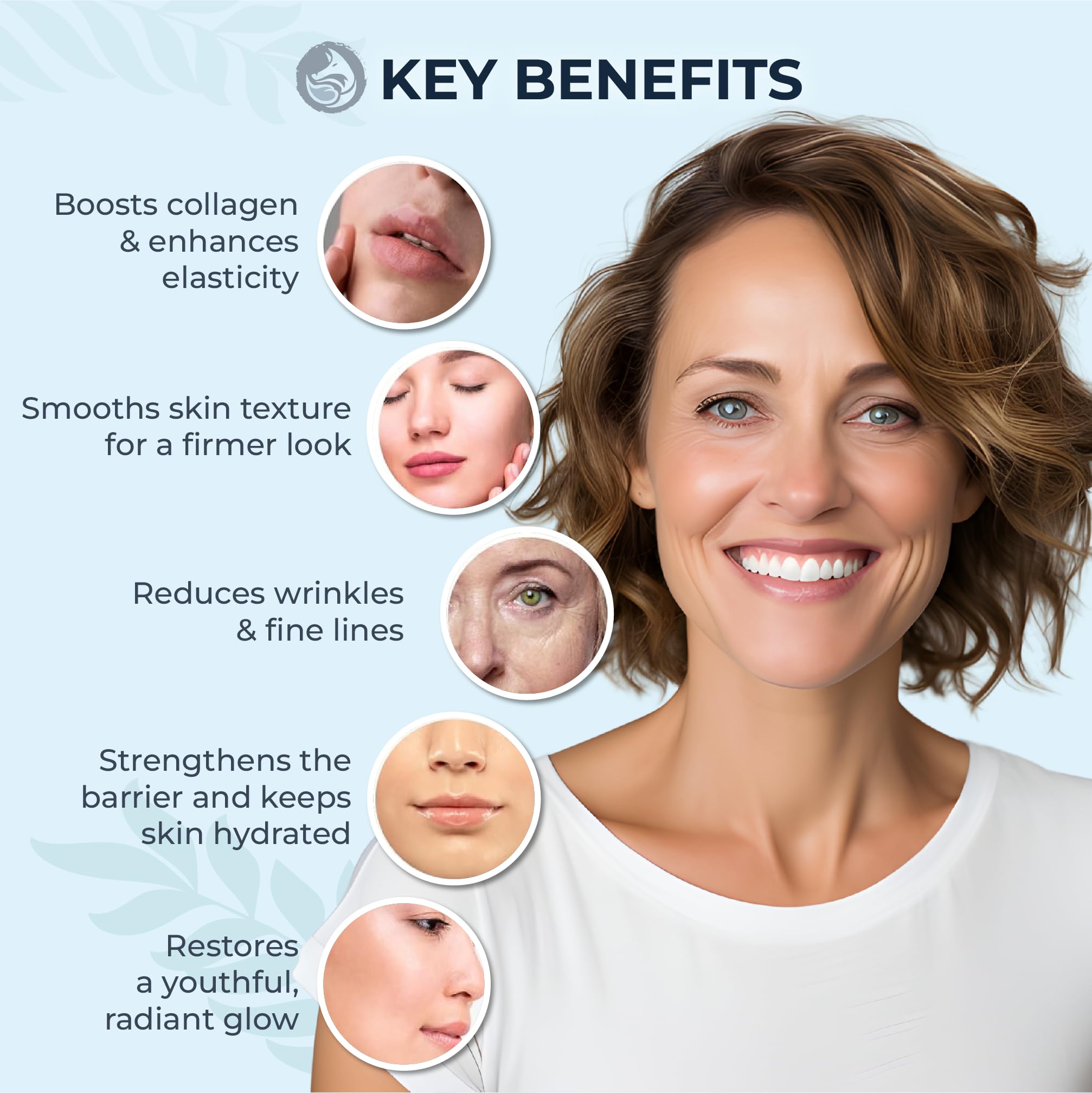 Radiant Skincare Duo: Peptide Collagen Serum & Ocean Mineral Moisturizer for Anti-Aging and Hydration | Daily Face Care Routine for Glowing Skin