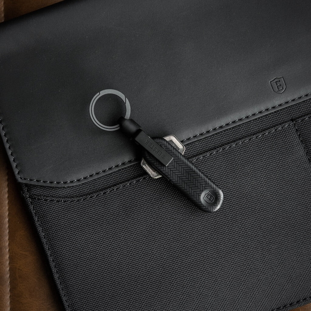 Stylish Key Holder Organizer - Durable Metal Keychain with Hook for Home, Office & Car Keys | Perfect for Key Storage & Organization