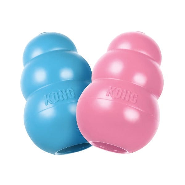 Kong Puppy Dog Chew Toy - Durable Rubber Chew Toy for Puppies & Small Dogs (3 Sizes) - Perfect for Teething, Training & Playtime