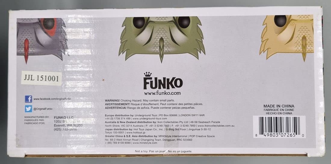 Game of Thrones Funko Pop! Metallic Dragon 3-Piece Set - Jon Snow, Daenerys & Viserion Collectible Figures for Display & Gifting
