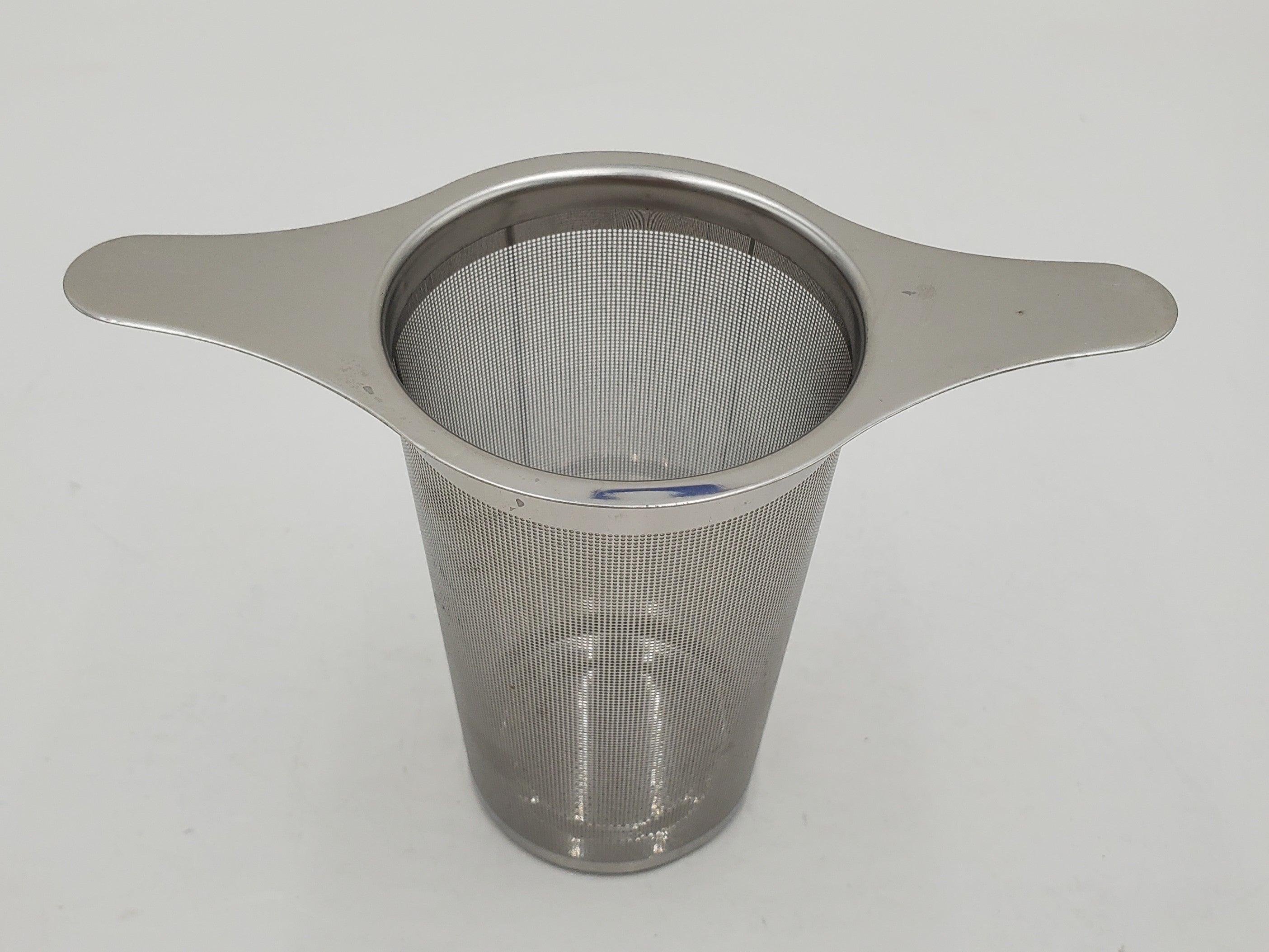 3.75x2.75 Inch Stainless Steel Long Teapot Strainer - Fine Mesh Tea Infuser for Loose Leaf Tea, Perfect for Brewing Herbal, Green or Black Tea at Home or Office