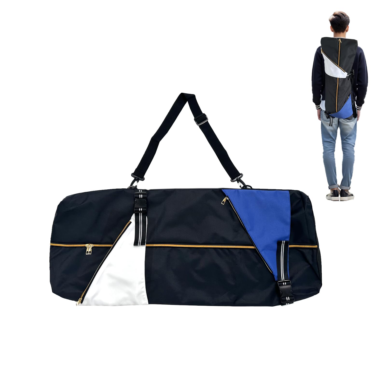 Skateboard Backpack - Adjustable Shoulder Straps Portable Skate Bag for Men & Women - Perfect for Skateboarding, Commuting, and Outdoor Sports Activities