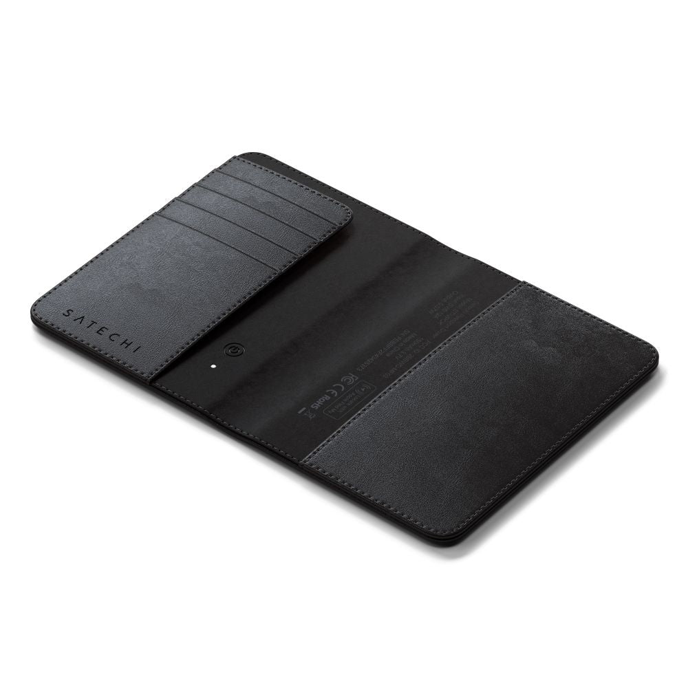 Satechi Vegan Leather FindAll Passport Cover - RFID Blocking Travel Organizer for Men & Women (Black) | Perfect for International Travel, Business Trips & Vacation Accessories
