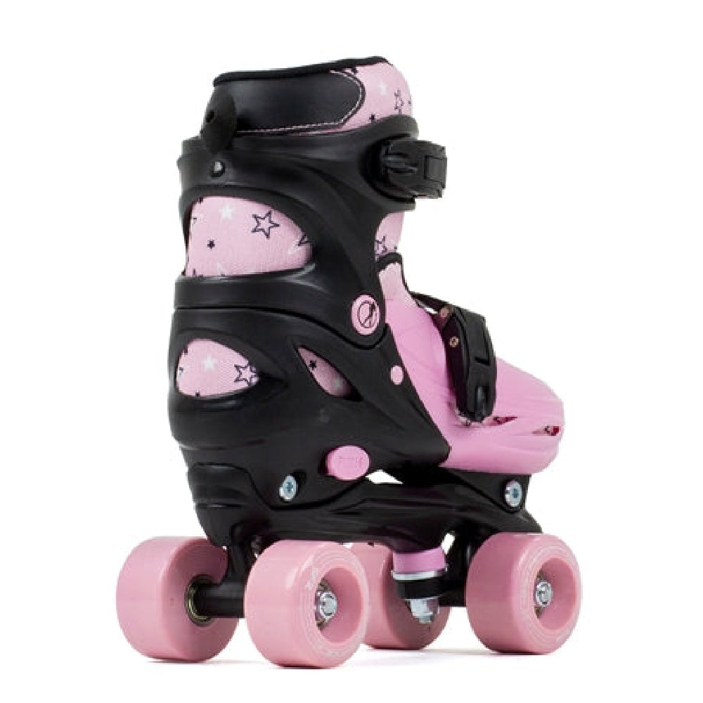 SFR Nebula Kids Roller Skates - Adjustable Quad Roller Skates for Boys & Girls Ages 5-12 - Perfect for Outdoor Play, Birthday Gifts & Roller Rink Fun