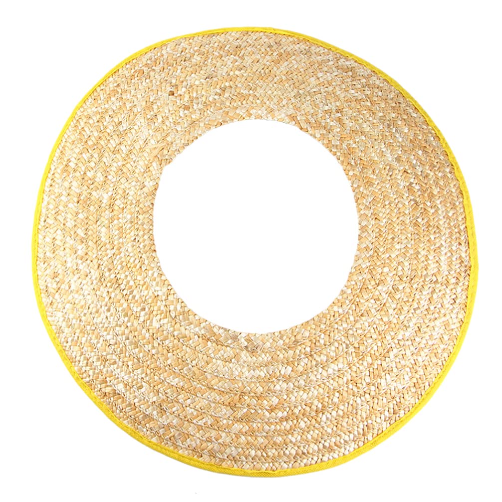iplusmile Sombrero Hard Hat Sun Shade - Straw Helmet with Wide Brim for Sun Protection - Ideal for Construction Workers, High-Altitude Work, and Outdoor Activities like Climbing, Hiking, and Gardening