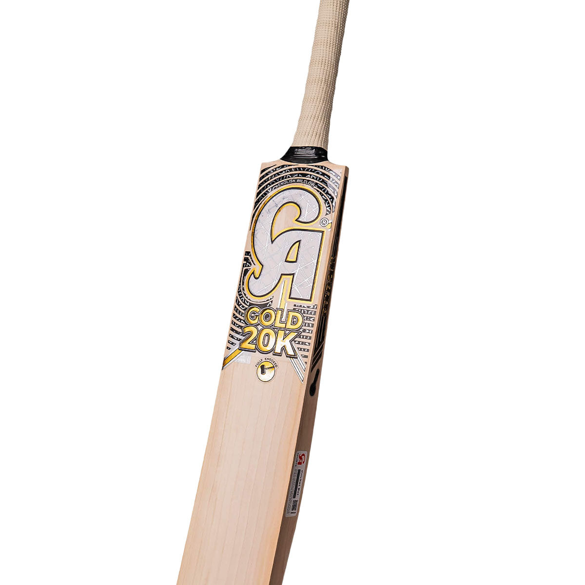 CA Gold 20K Cricket Bat - Premium English Willow Cricket Bat for Professional Players | Perfect for Matches, Training & Backyard Cricket Practice