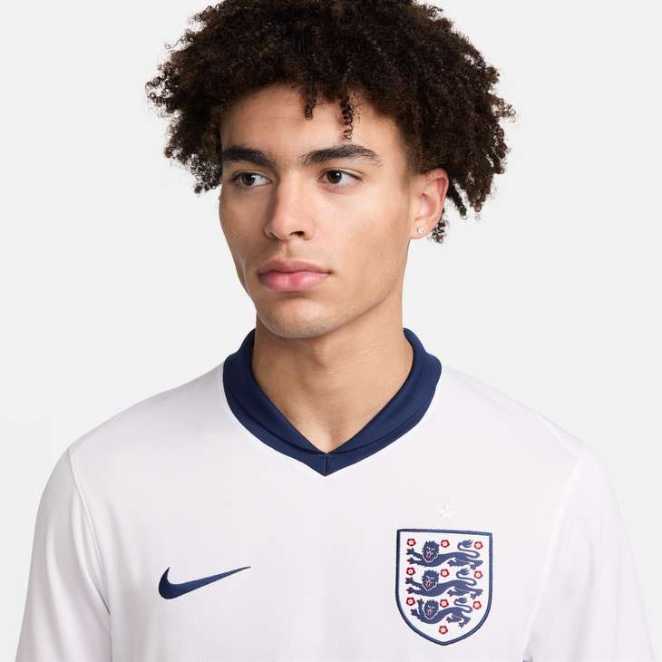 Nike 2024/25 England Home Men's Football Jersey - Authentic Official Soccer Shirt for Fans & Players - Perfect for Matchdays, Training & Casual Wear
