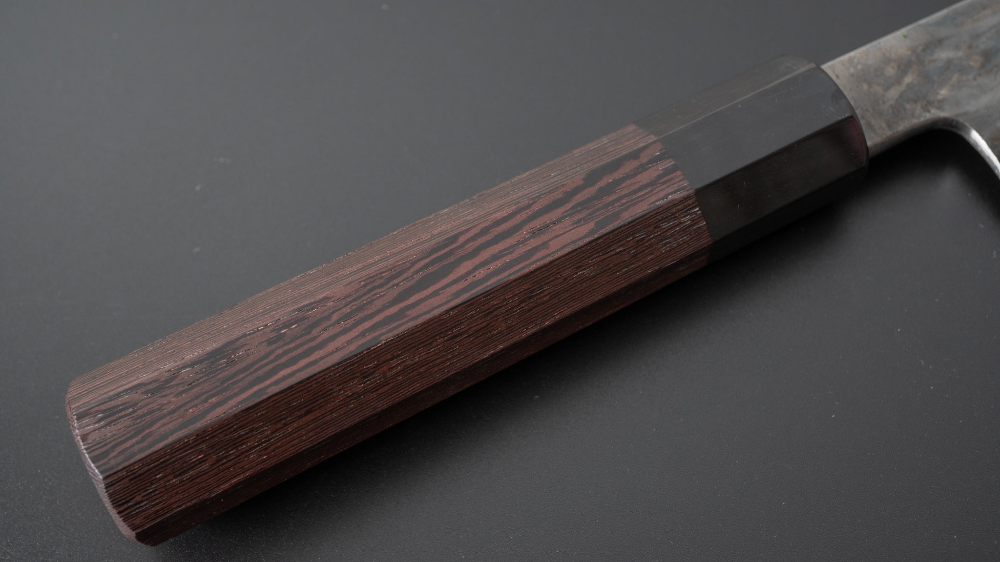 Premium Jiro Tsuchime Wa Santoku Knife 165mm - Japanese Damascus Steel with Taihei Tagayasan Wood Handle - Perfect for Sushi, Vegetables & Meat Cutting (#365)