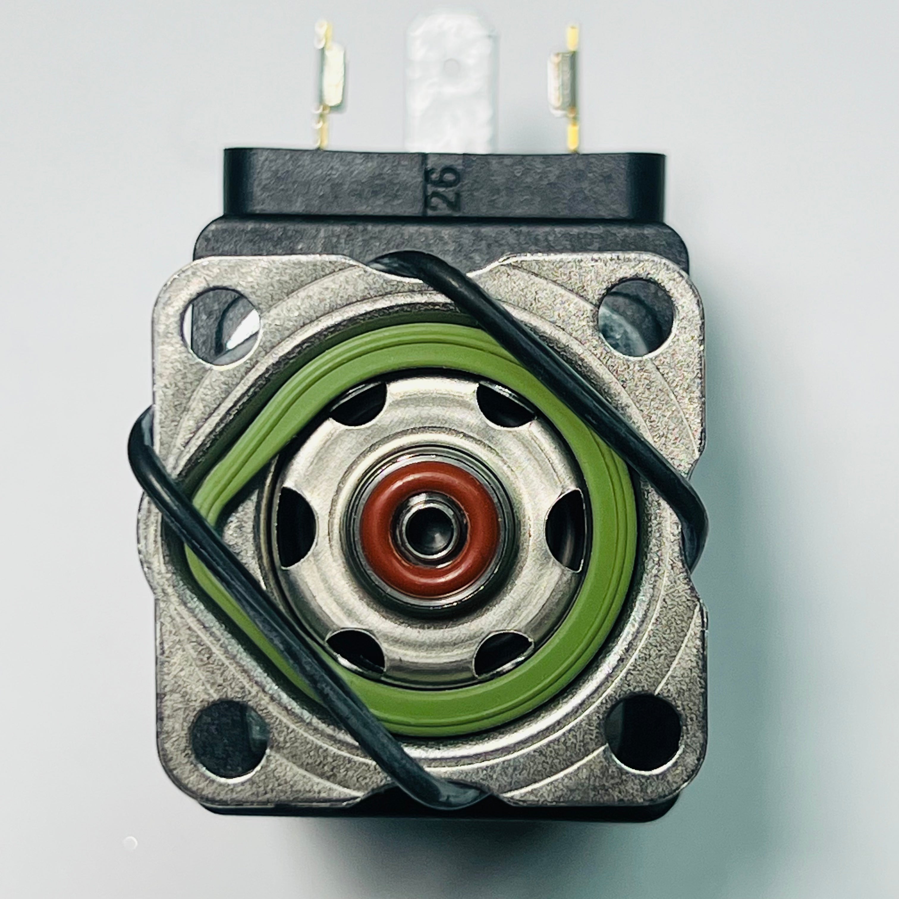 2-Way Stainless Steel Solenoid Valve V220/50-60 9W with Mounting Base - 2.5mm Orifice, Rubin Sealing (Liquipure Series) - Ideal for Water Dispensers, Coffee Machines & Industrial Fluid Control Systems