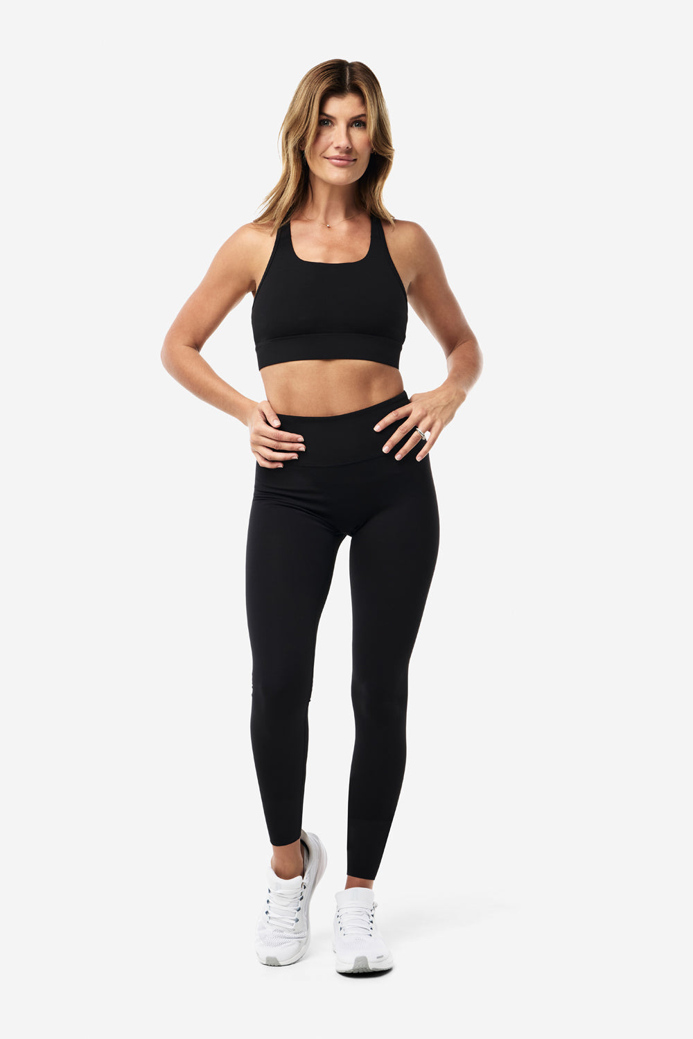 Adjustable Sports Bra for Women - High Impact Support, Breathable & Comfortable - Perfect for Running, Yoga & Gym Workouts - Black
