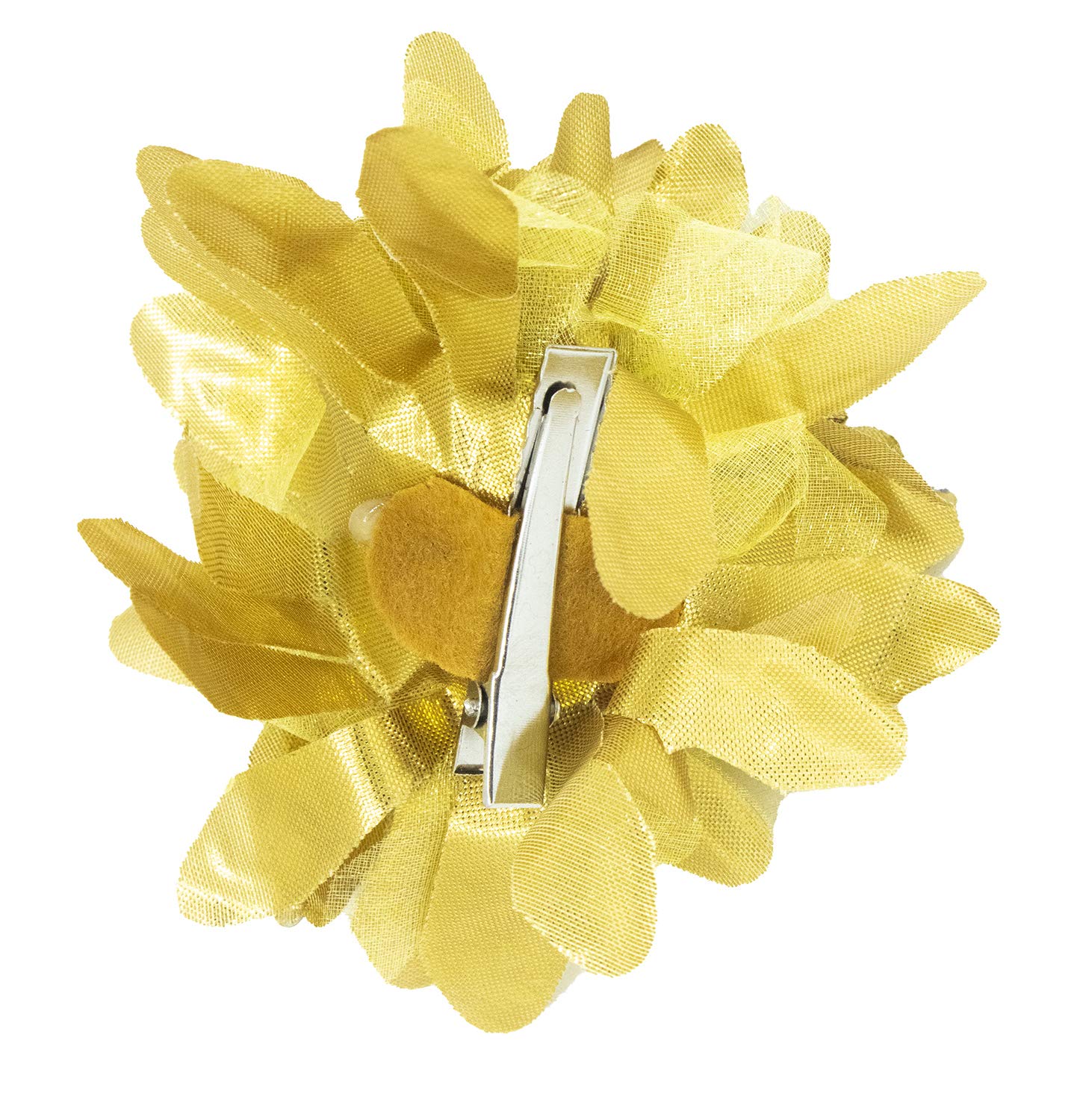 Baal Hair Clips - Golden Flower Hair Accessories for Women & Girls (Pack of 1) | Perfect for Weddings, Parties & Everyday Styling