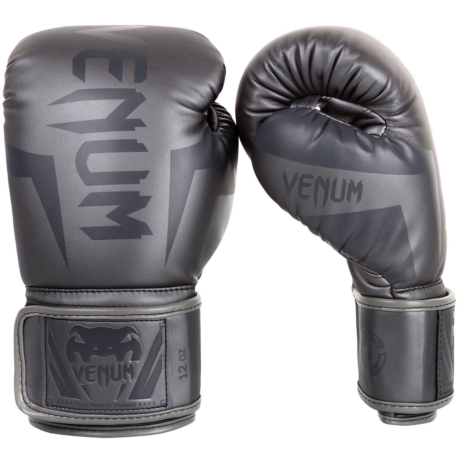 VENUM Elite Boxing Gloves for Men & Women - Professional Training, Sparring & MMA - Premium Leather Muay Thai & Kickboxing Gloves for Heavy Bag Workouts, Competition & Fitness Training