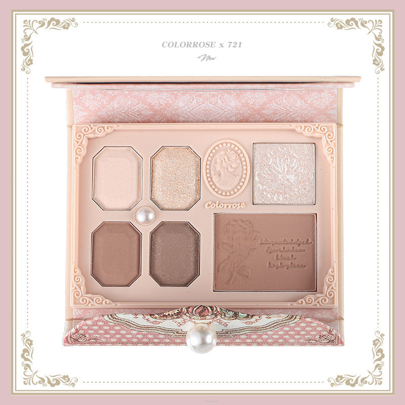 Colorrose Pearl Relief Comprehensive Eyeshadow Palette - 12 Shades for Day & Night Makeup Looks | Perfect for Bridal, Party & Everyday Wear