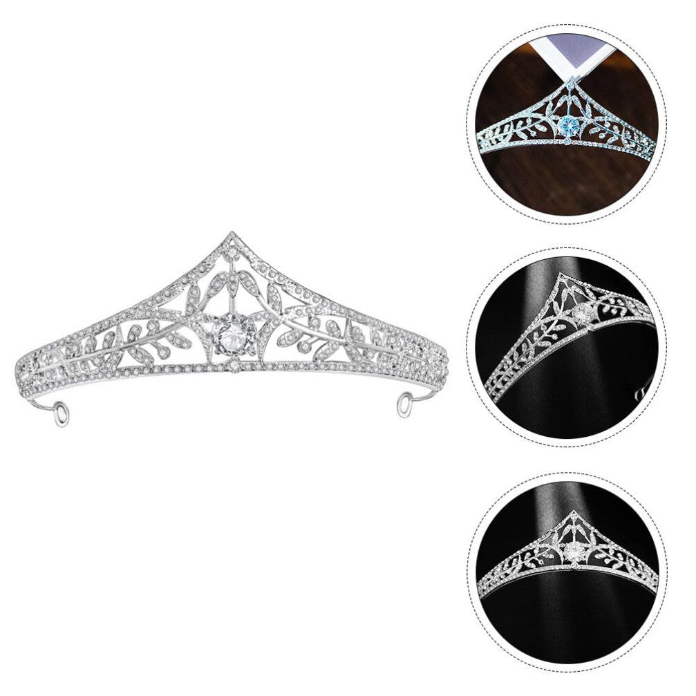 Beavorty Sparkling Rhinestone Wedding Tiara Crown – Elegant Bridal Headpiece for Bride, Queen & Princess | Perfect for Weddings, Prom, Pageants & Special Occasions