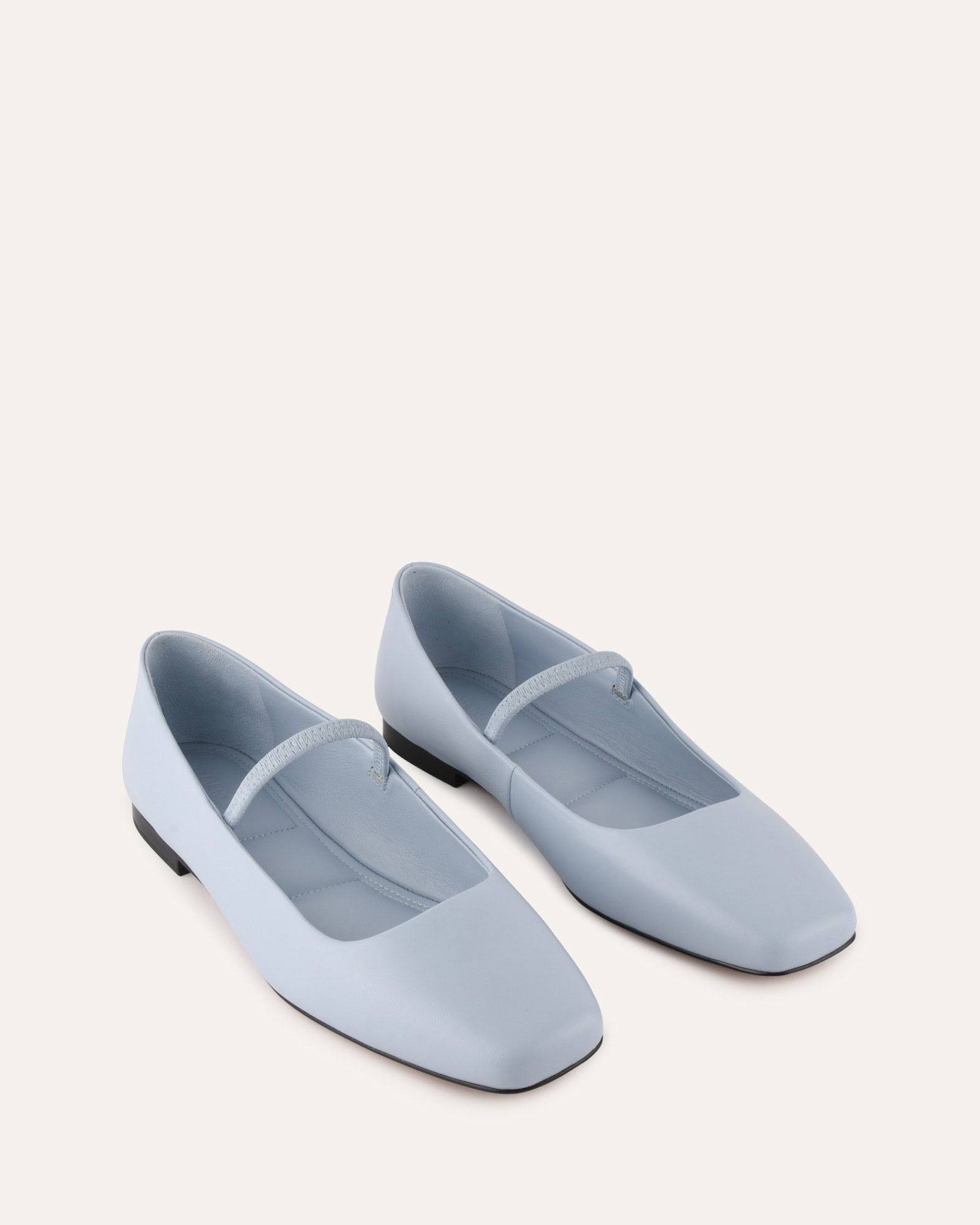 Avery Casual Flats - Mist Blue Leather Women's Shoes for Comfortable Everyday Wear | Perfect for Work, Walking & Travel